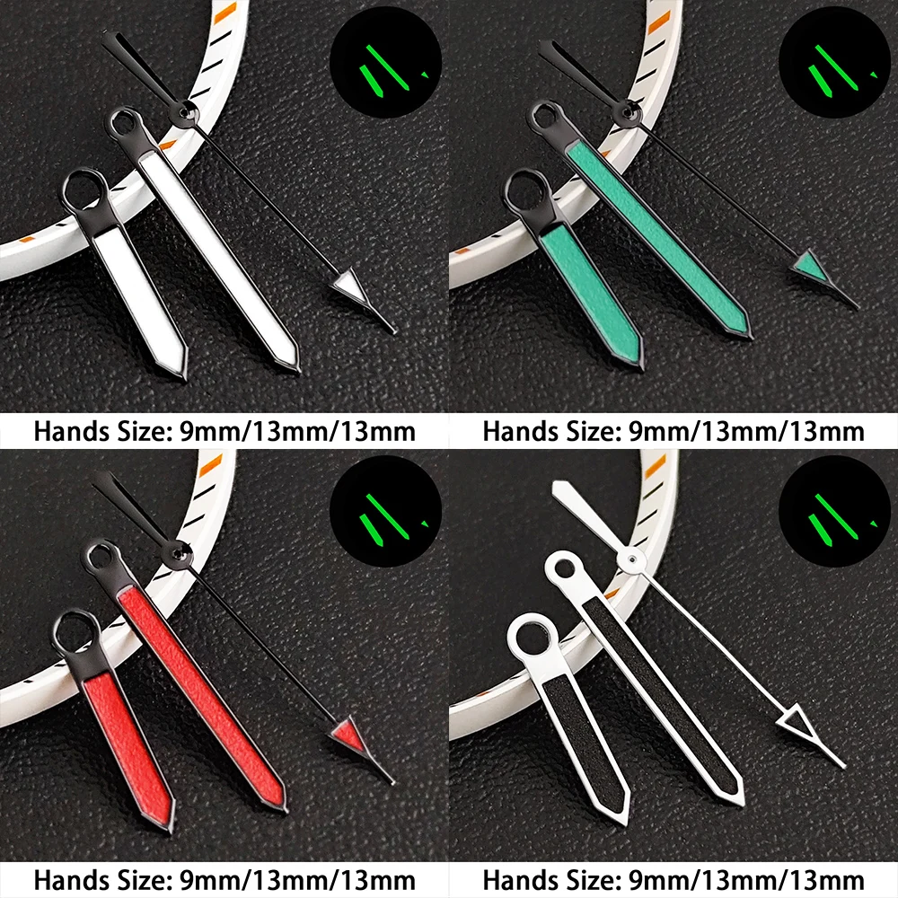 Green Luminous Watch Hands for Mechanical Movements - Replaceable Accessories