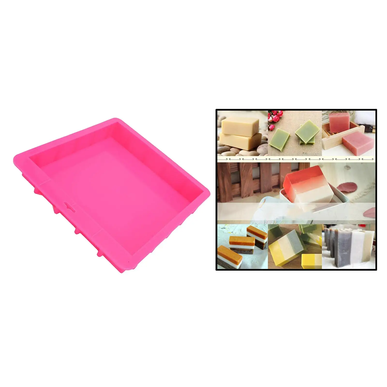 3000ml Soap Making Box Rectangular for Cake, , DIY Supplies, Baking Accessories
