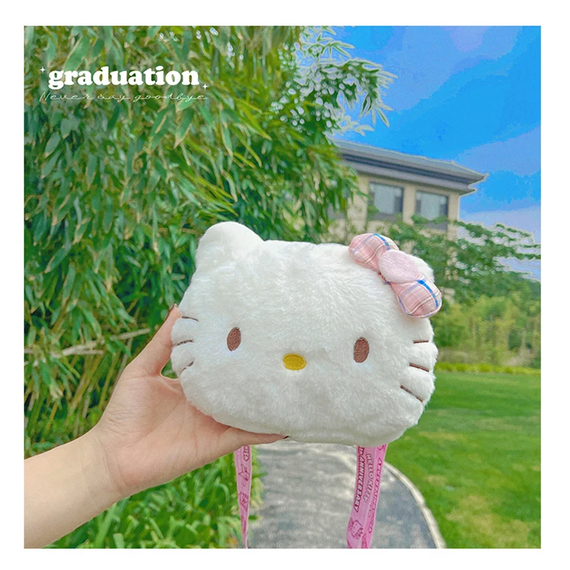 Hello Kitty Plush Backpack Hello Kitty Bag Backpack Hello Kitty Plush Bag Kitty Aliexpress