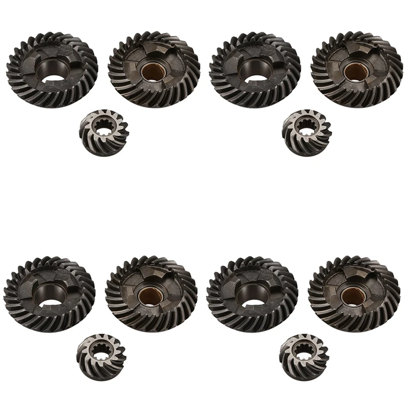 

4X Gear Kit For Yamaha F15 4 Stroke 15HP Outboard Motor 6E7-45560-01 63V-45551-00 6E7-45571-00