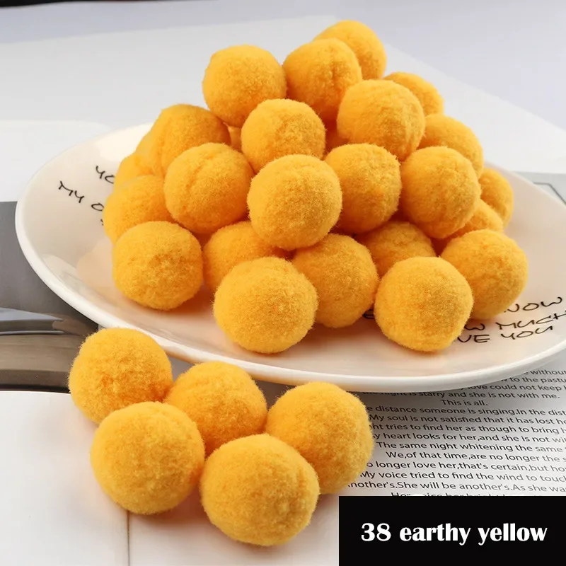 Vibrant Assorted Fluffy Pom Pom Balls for Creative Crafts & Decor