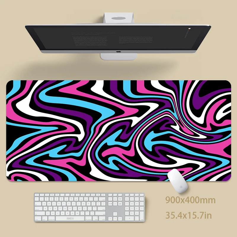 Alfombrillas de ratón grandes para juegos Strata, alfombrillas para ratón de ordenador, alfombrilla para ratón de 90x40cm, alfombrilla de escritorio para teclado de PC, alfombrilla para mesa de 100x50