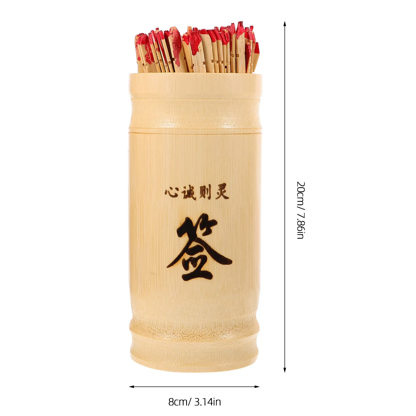 1세트 포춘 스틱 키트, 대나무 스틱, 컵, 책, 불교 점술 도구, 부드럽고 거친 모서리 없음, 친구, 가족, 사원에서 사용하기 좋은 즐거움을 선사합니다