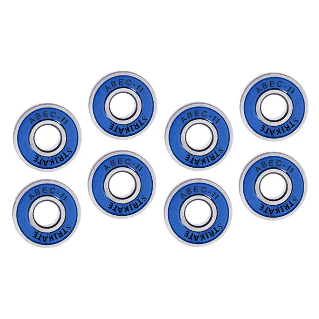 8 X Water Resistant 608 RS Skateboard Bearings Abec 9 Longboard Bearings for skateboard bearings