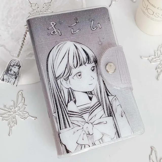 WAKAWAKA A7 Binder Four-Leaf Clover&Girl Glitter pvc