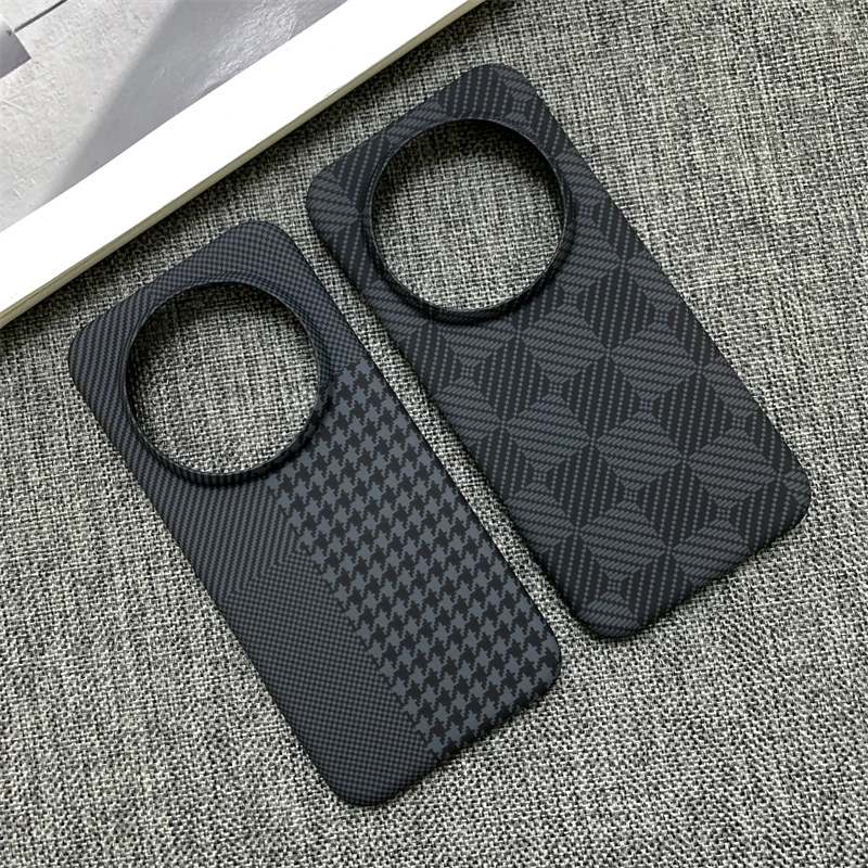 Carbon Fibre Pattern Protective Phone Case - Hard PC Back Cover Shell Bumper