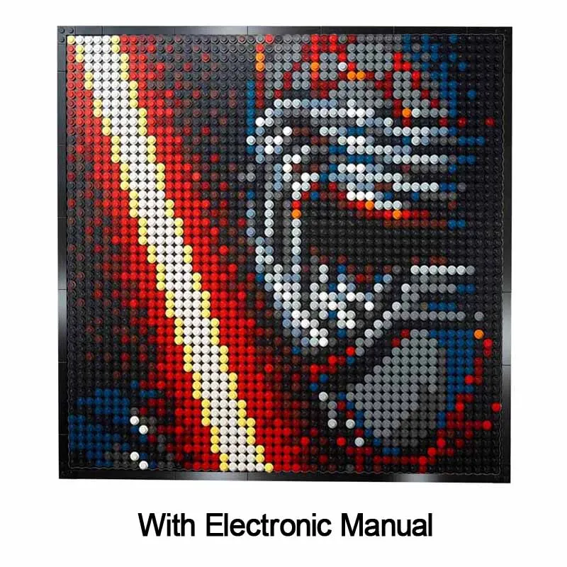 31200 Star Movie Figure Pixel Art Painting Building Blocks