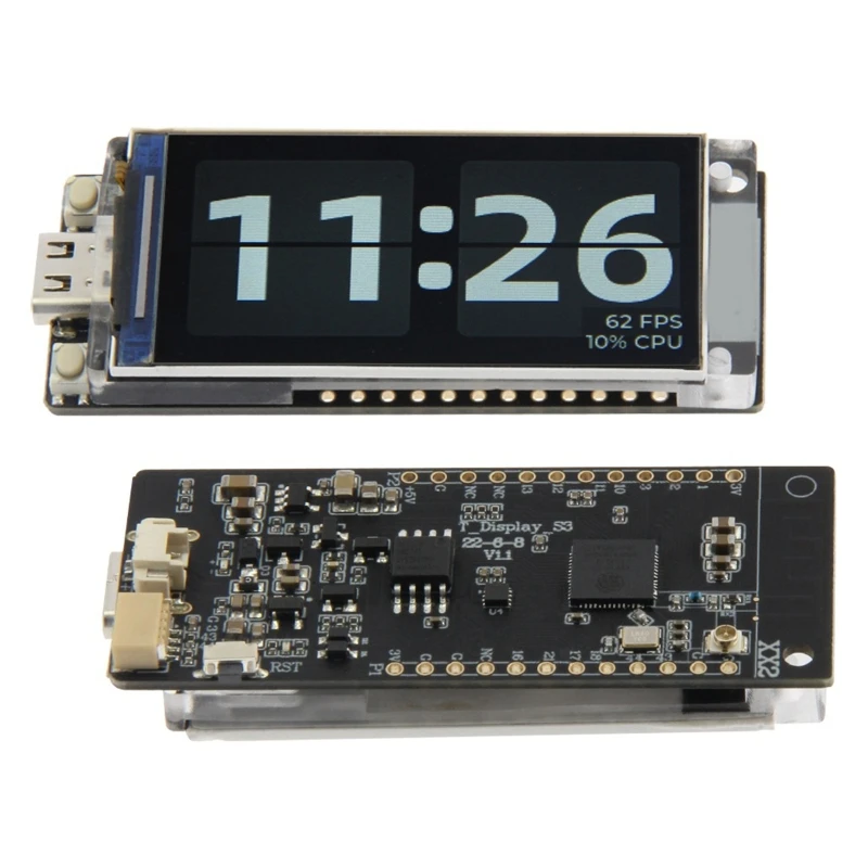 LilyGO T-Display-S3 ESP32-S3  WIFI  MCU ESP32-S3R8  ھ LX7 Microprofessor  ȣȯ