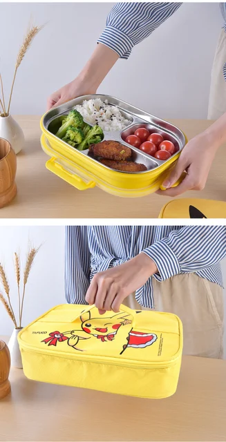 Pokémon-Bento-Box mit Pikachu aus Reis