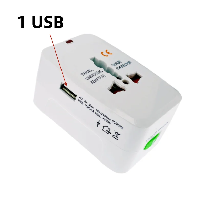Universal Power Plug Adapter International European EU US AU UK Travel Adapter Electrical AC Charger Converter Socket Outlet Plug Adapter AC Adapter Power Plug Connector
