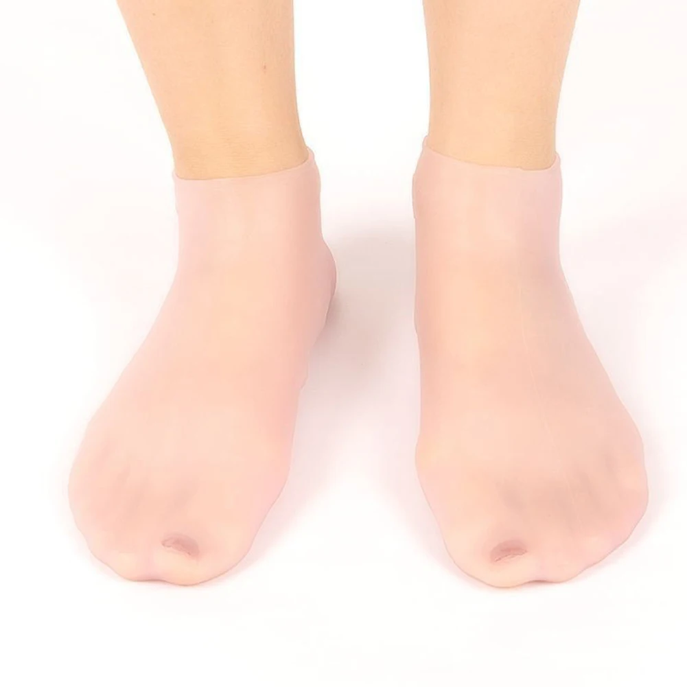 Silicone Moisturizing Socks for Dry Cracked Feet