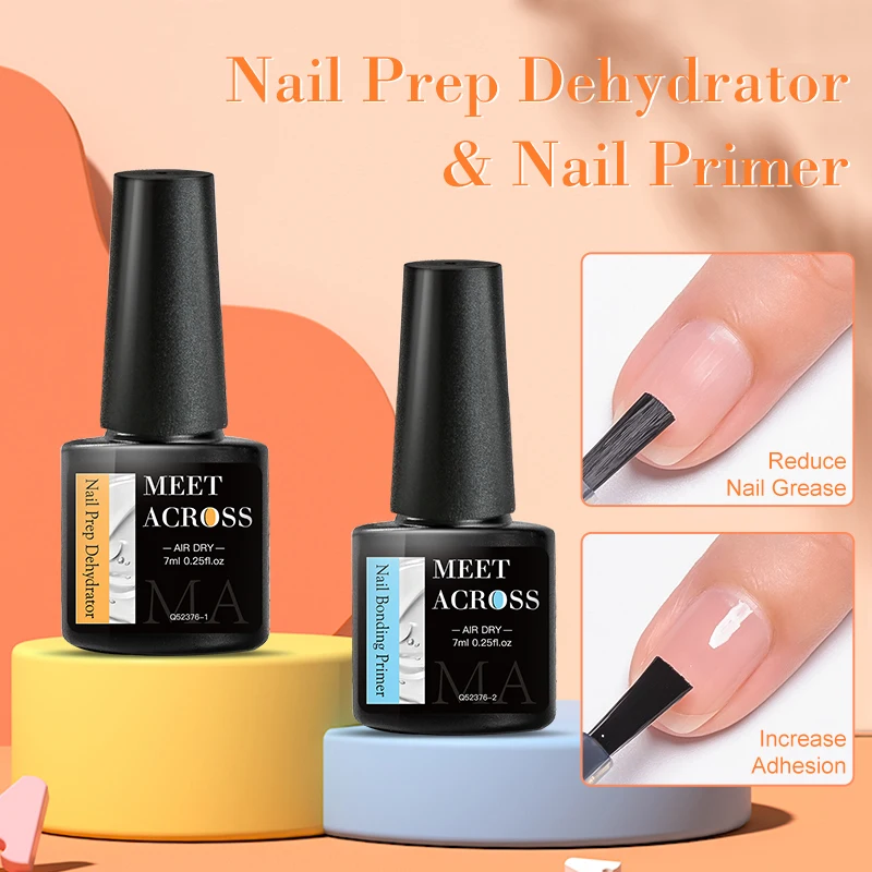 Meet Across 7ml Nailprimer Prep Dehydrator Gel Nail Polish No Need Of
