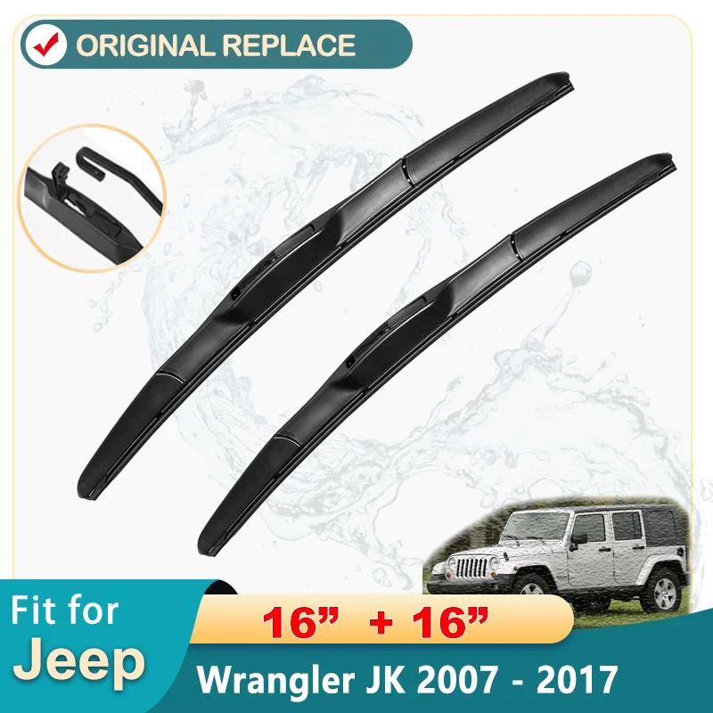CarWiperFrontWiperBladesForJeepWranglerJK20072017Windshield