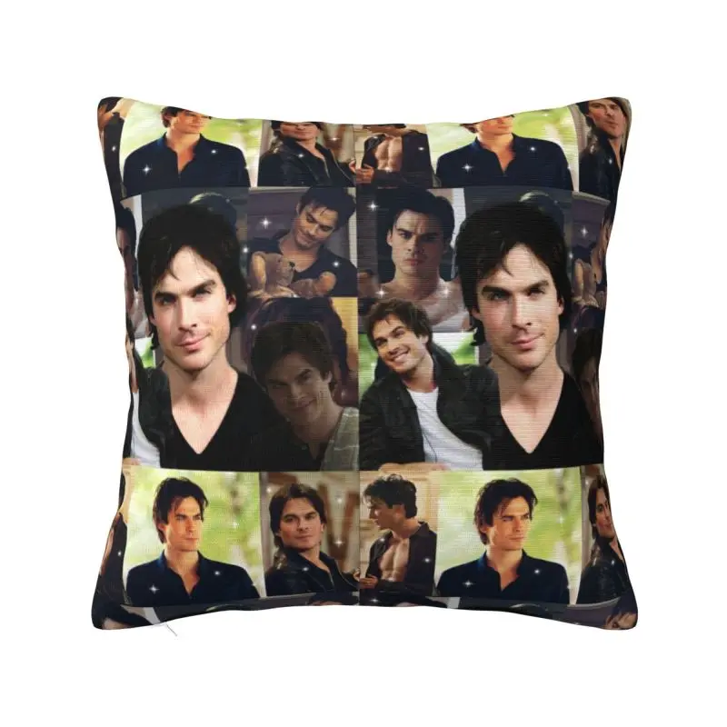 Damomo Salvatore The Vampire Diaries Tv Show Fodere Per Cuscini Zaino Salvatore Collage Federa Per Cuscino Decorazione Soggiorno
