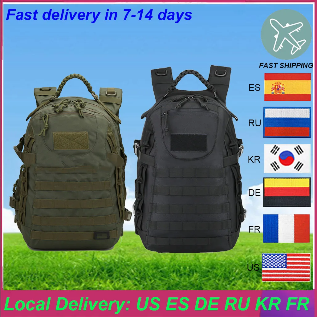

2023New Camping Hiking Tactical Camouflage Man Military Army Molle Rucksack Outdoor Trekking Hiking Hunting Climbing Bag Mochila
