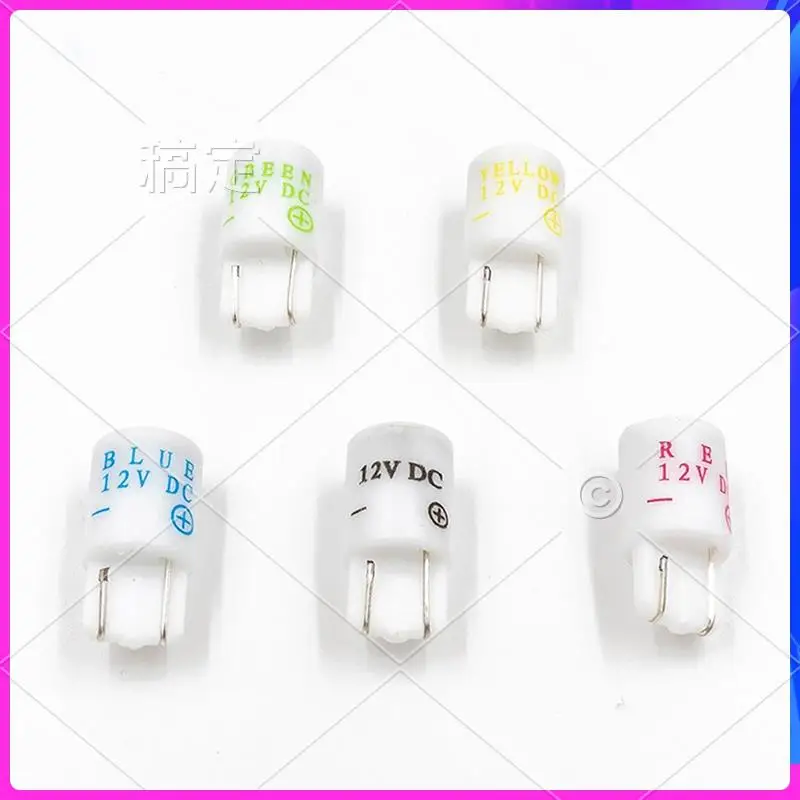 AP-100 Pcs 12V LED 아케이드 버튼 아케이드 게임기용 조명 푸시 버튼 다색 LED 램프, 쉬운 설치 Wh
