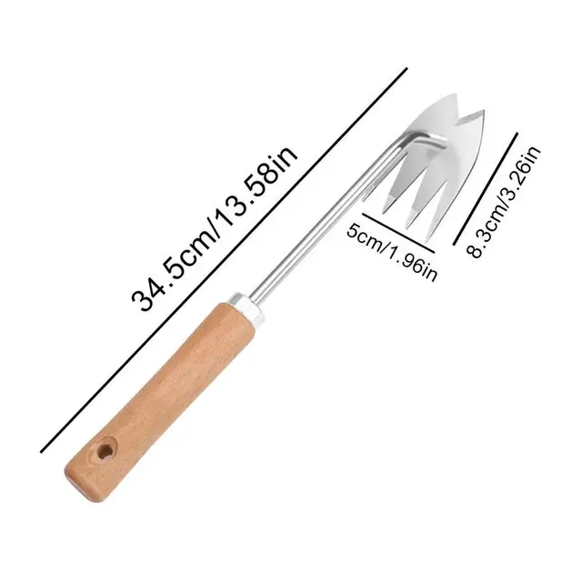 Gyomhúzó Szerszám Kettős Célú 4 Fogas Pitypang Húzó Szerszámpapor Pullerátor Kertek Pázsitok Udvarához - Image 6