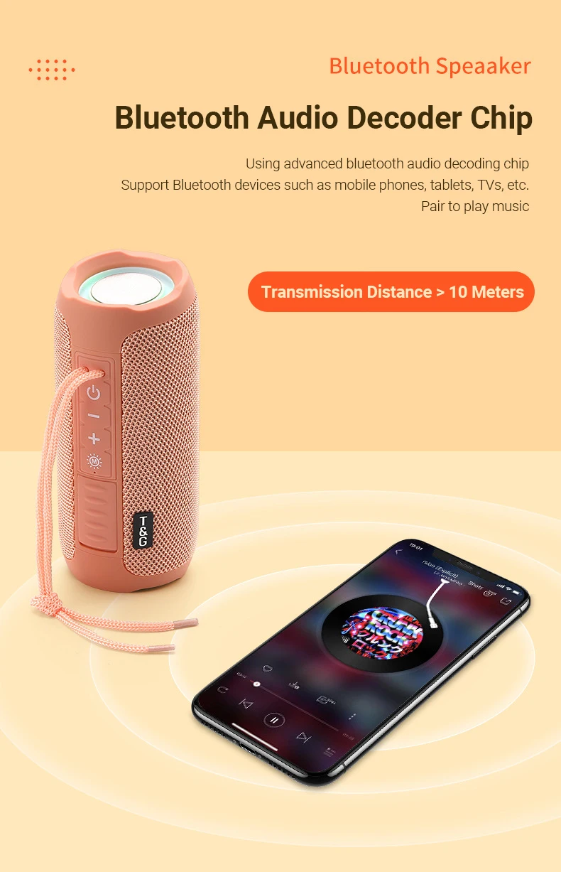 Wireless Portable Bluetooth Speaker Radio FM AUX PC TV Sound Music Box Bluetooth For Handsfree Subwoofer_voghion.com