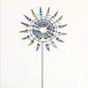 Magical Kinetic Metal Windmill Spinner Unique Wind Powered Catchers Creative Patio Garden Lawn Outdoor Courtyard Decoration 6