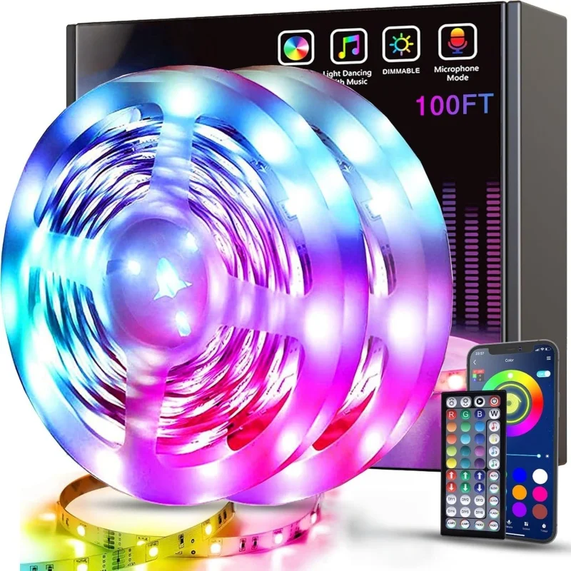 รูปสินค้า แถบไฟ LED ยืดหยุ่น USB ปรับสีได้ 2-20 เมตร