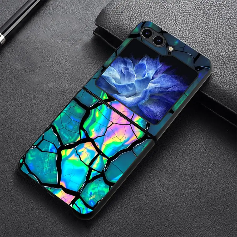 Iridescent Crack Glass Phone Case