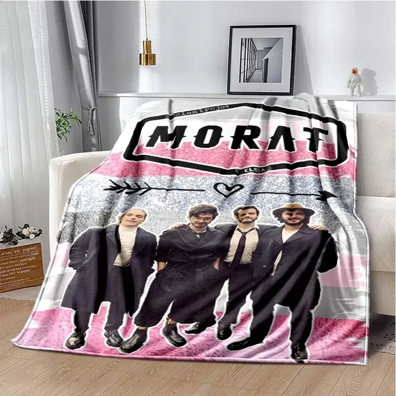 Morat Music Band Printed Flannel Blanket Soft Autumn and Winter Warm Plush Throw Blanket Adult Bedroom Sofa Bed Picnic Blanket 5