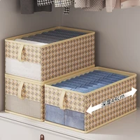 Thicken Clothes Organizer Pants Sweater Storage Cabinets Drawers Organizer Jeans Storage Box Wardrobe Clothes Storage Organizers 2