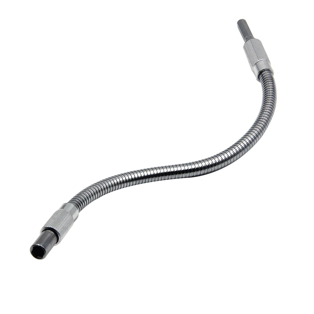 300mm hexagonal handle metal universal flexible shaft directional screwdriver connection extension rod tool accessory