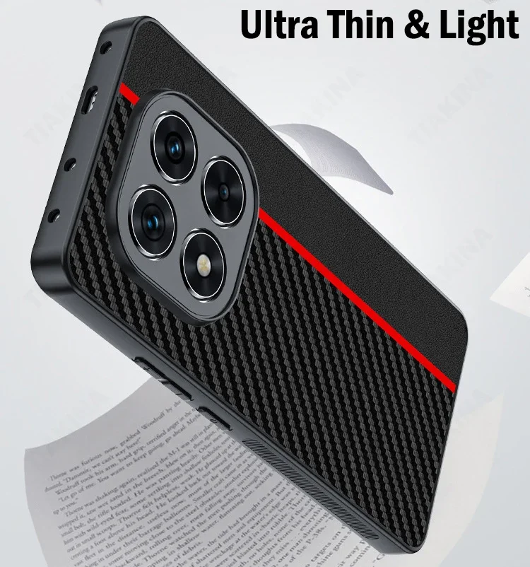 Carbon Fiber Texture Leather Protective Case