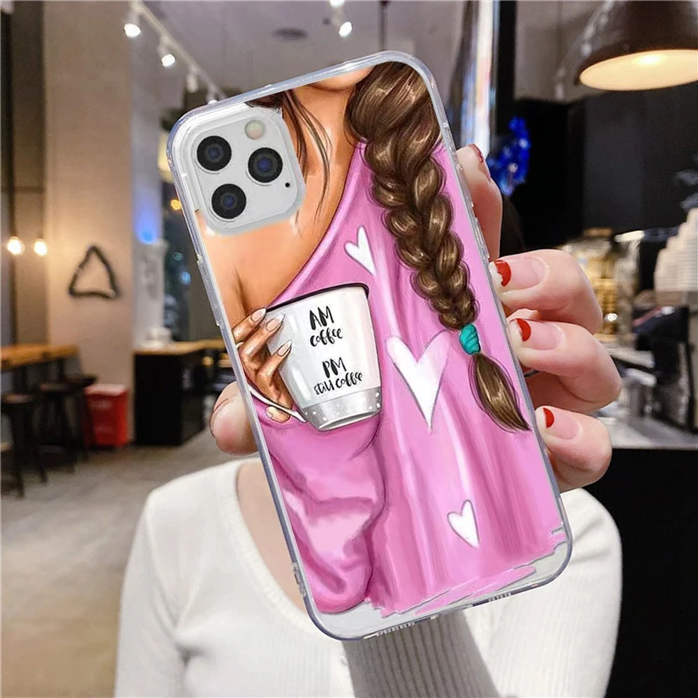 Coque IPhone Glamour Girl 01 - Compatible Plusieurs Modèles (iPhone 6 à 15 Pro Max)