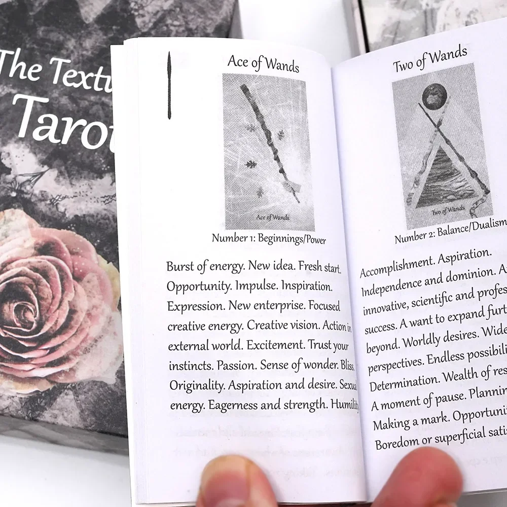 The Textured Tarot 78 Card Tarot Deck With Booklet Gilded Edge Origin Size 12x7 Size Standard 78 Cards And Is Fully Illustrated 5