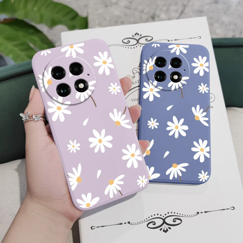 Charming Daisy Liquid Silicone Phone Case Cover