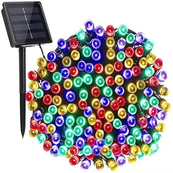 Enchanting LED Solar String Lights - 300LED, 8 Modes, Waterproof Outdoor Fairy Lights - 22M 200LED 800mAh (Multicolor)