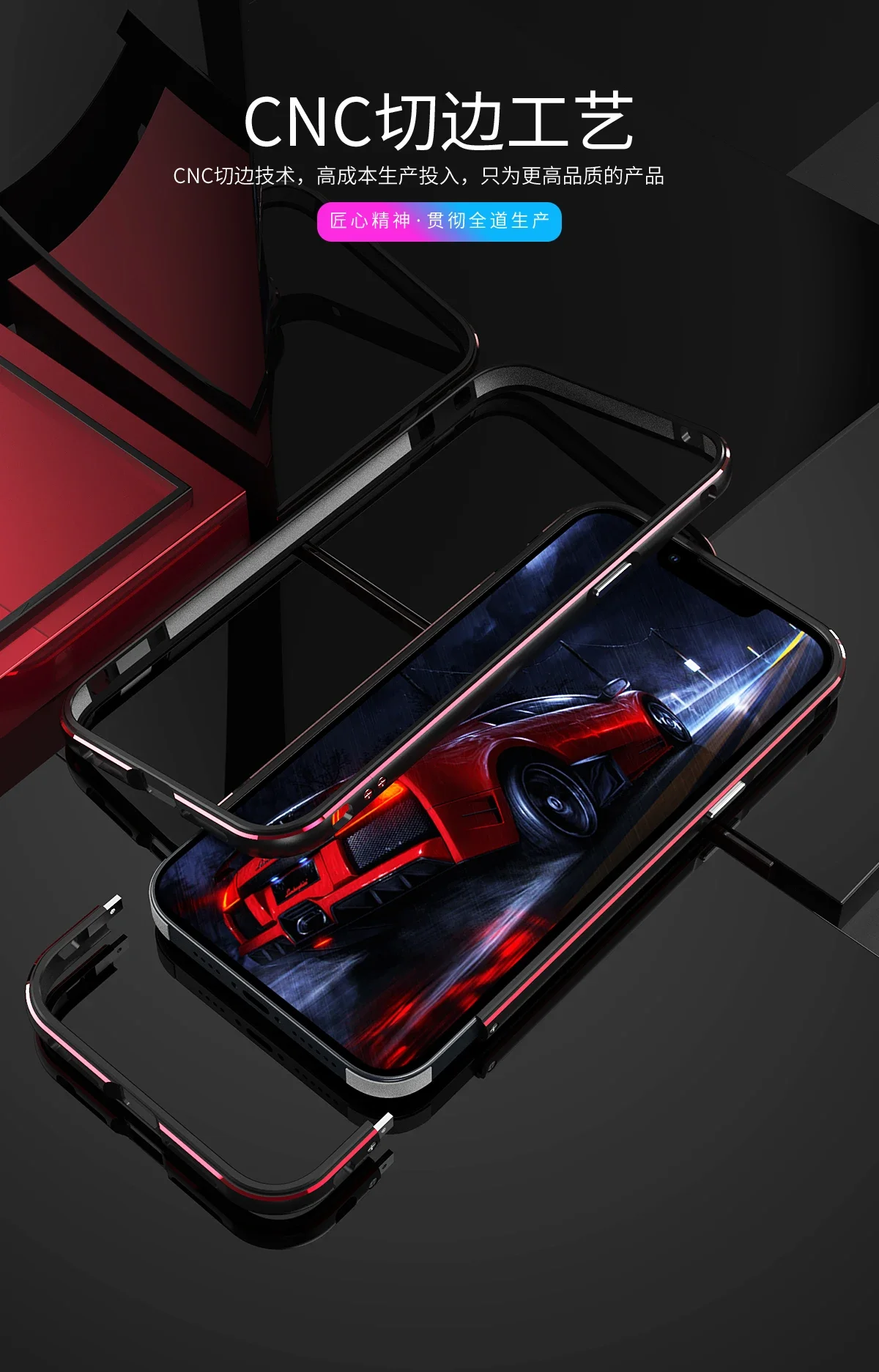 Aluminum Metal Bumper For iPhone 15 14 13 12 14 Pro/15 Pro/13 Pro Max Mini iPhone14 Plus Cover CASE Len Carmera+Frame Protector