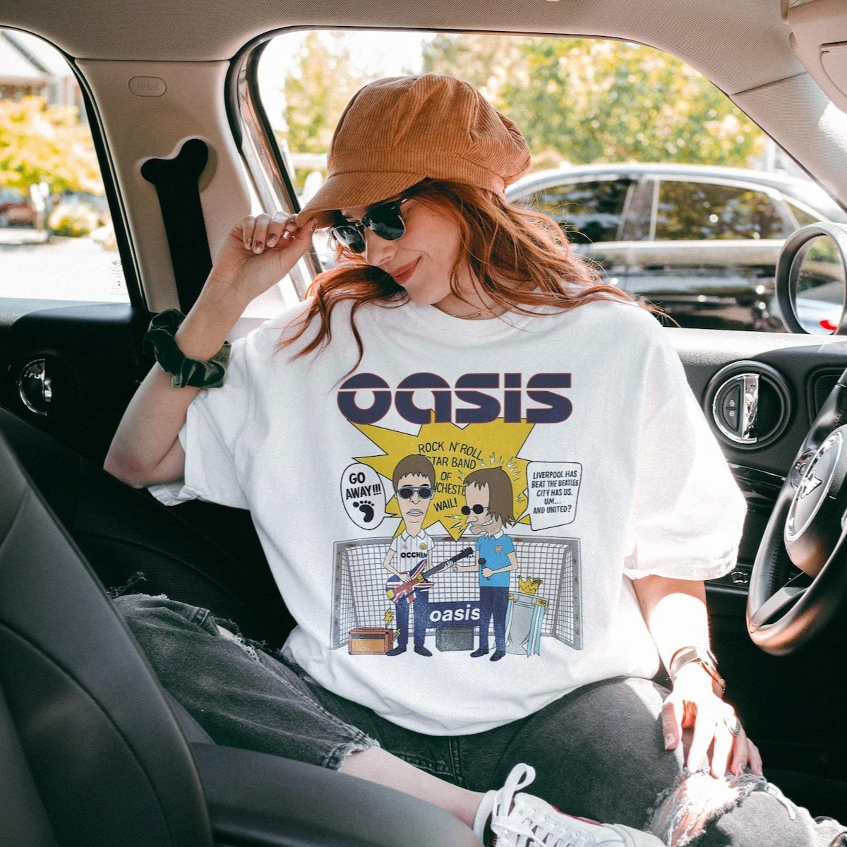 Vintage British Music Albums Graphic T-Shirt - Unisex Crew Neck Short Sleeve Tee