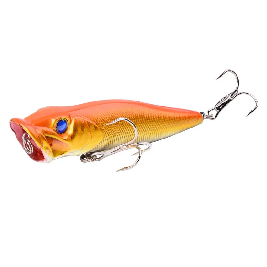 Lot 8 Leurres De Pêche HENGJIA – Poppers Oscillants – 13 Cm / 43 G – Multi-espèces