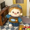 20cm Cotton Doll Academy Style Retro Headband Top Jeans Dressing Set Baby Clothing 3