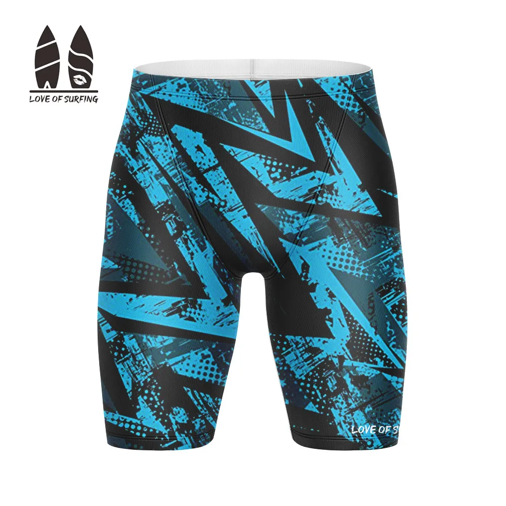 Summer Men's Shorts Swimming Jammers Quick Dry Lycra Swimsuit Beach Swimming Trunks Surfing & Beach Shorts Swim Racing