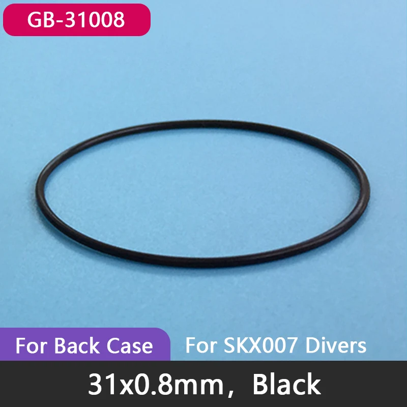 Water-Resistant Watch Case Back Bezel Gasket Replacement O-Ring 31x0.8mm