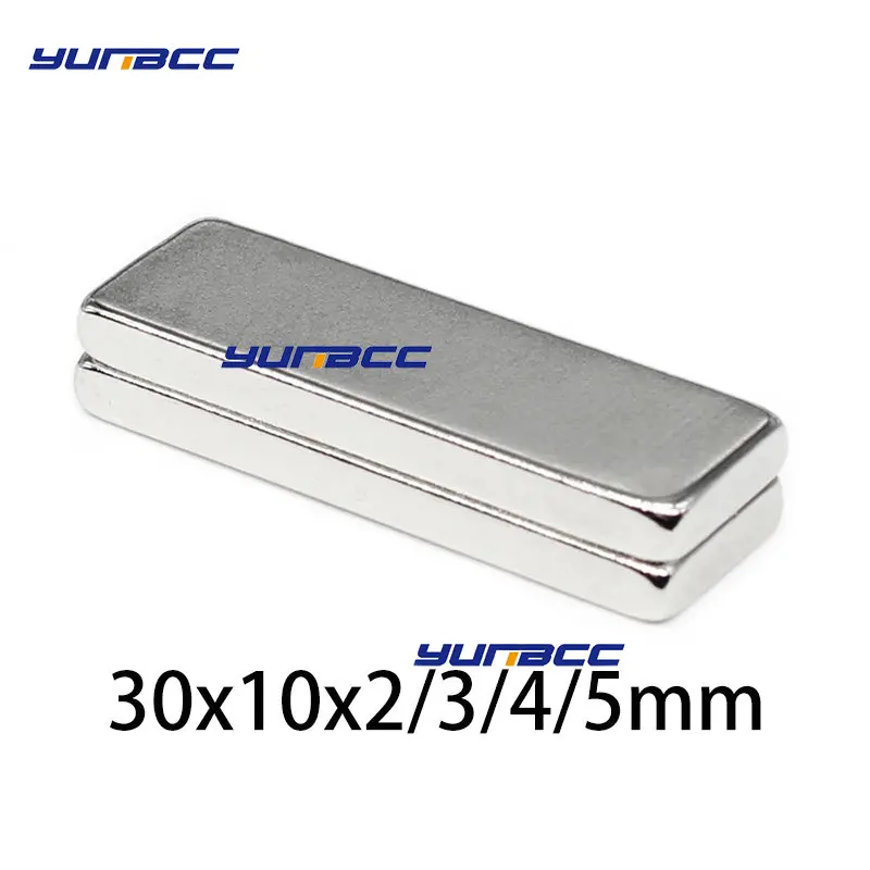 Magneti Magnetici Quadrati Per Lavagna 30 X10X 2/3 Per Frigoriferi N35 Magneti Al Neodimio Super Potenti Kit Magnete Neogeo Forte Imàn