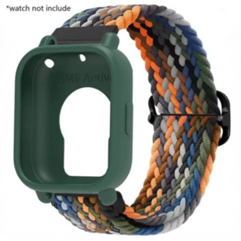 Braided Nylon Strap with Breathable Silicone Protector Case