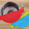 Creative Wash Rice Filter Stretch Drain Tool Anti-Spilling Strainer Pot Funnel Fruit Vegetable Wash Colander Kitchen Accessories 3