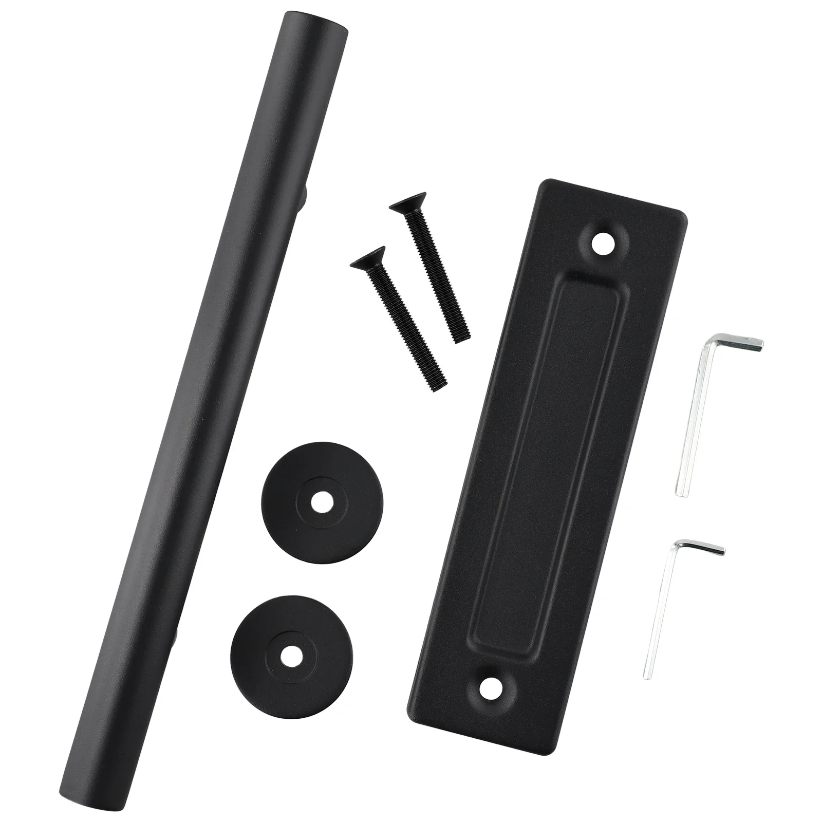 Door Sliding Barn Household Working Wood Doors Track Hardware Interior Cabinet Closet Hanging Rail Set Smooth Silent Barns