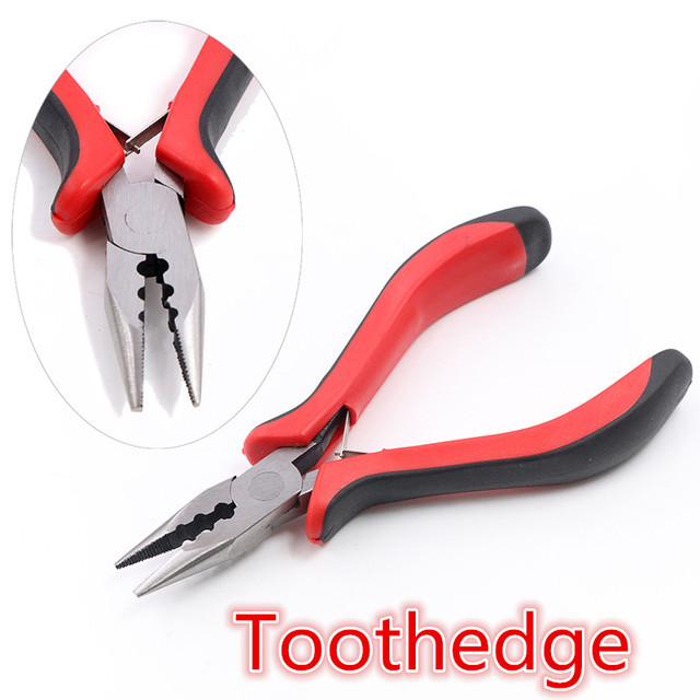 Piece Stainless Steel Needle Nose Pliers Jewelry Making Hand Tool Black 12.5cm
