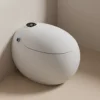 Modern round egg shape electric closestool heated seat automatic intelligent toilet bowl egg shape bathroom smart toilet 1