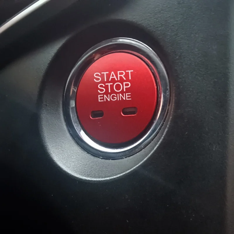 MG 6 5 ZS HS 17-21 차량용 엔진 스타트 버튼 교체 장식 스티커 커버 스톱 스위치 스티커 액세서리 데코