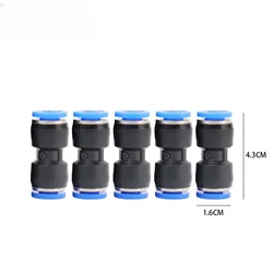 Versatile Pneumatic Quick Connect Fittings Kit for Plastic and Water Hoses (10mm)