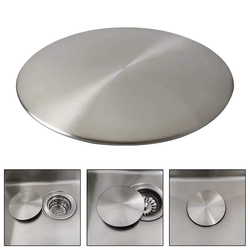 185MM Sink Drain Cover Basin Drain Stopper Sewer SUS304 Stainless Steel Jumbo Waste Lid Sink Bowl Home Improvement Accessories shower drain cover overflow drain cover sink strainer sink filter sink overflow cover shower drain filter kitchen sink strainer floor drain filter