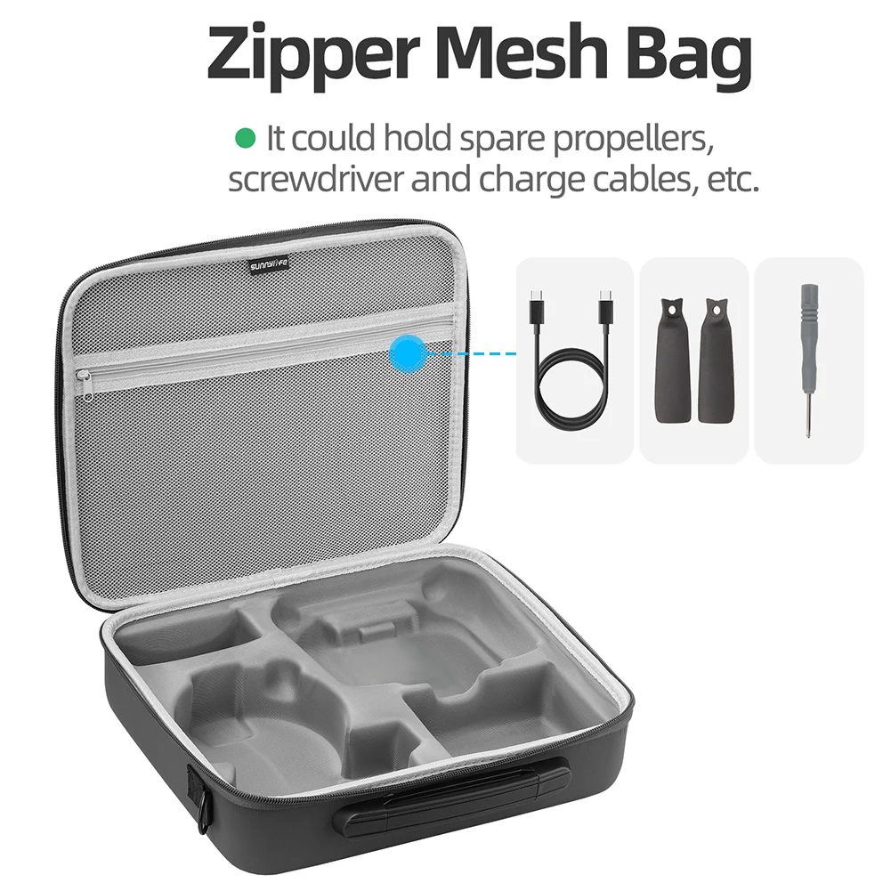 Storage Bag for DJI Flip Drone RC 2/RC-N3 and Batteries Protective Sleeve Case Portable Carrying Box Case Handbag for DJI Flip