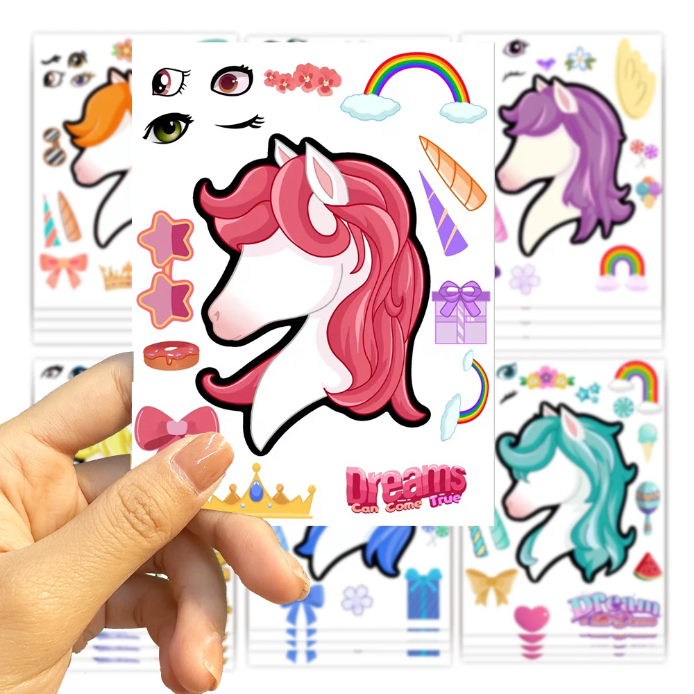 50PCS Cartoon Cute Colorful Waterproof Stickers Vinyl Stickers for